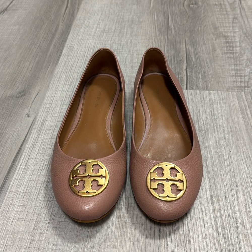 Tory Burch pink flats